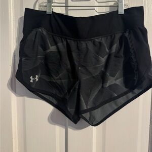 Under Armour Women's Black Running Shorts w/Speed pocket Size: MD